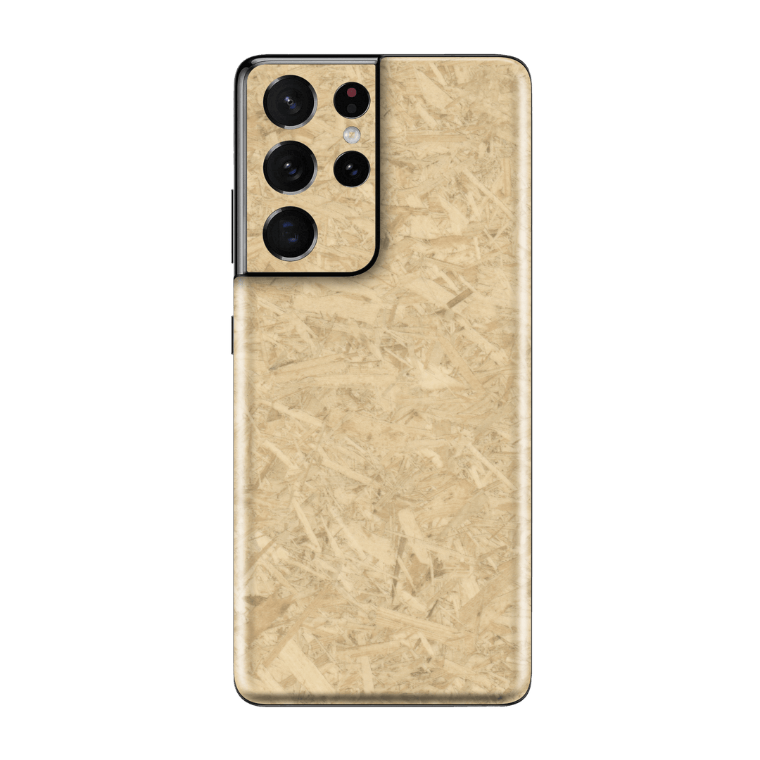 Samsung Galaxy S21 ULTRA Luxuria Chipboard Wood Wooden Skin Wrap Sticker Decal Cover Protector by EasySkinz | EasySkinz.com