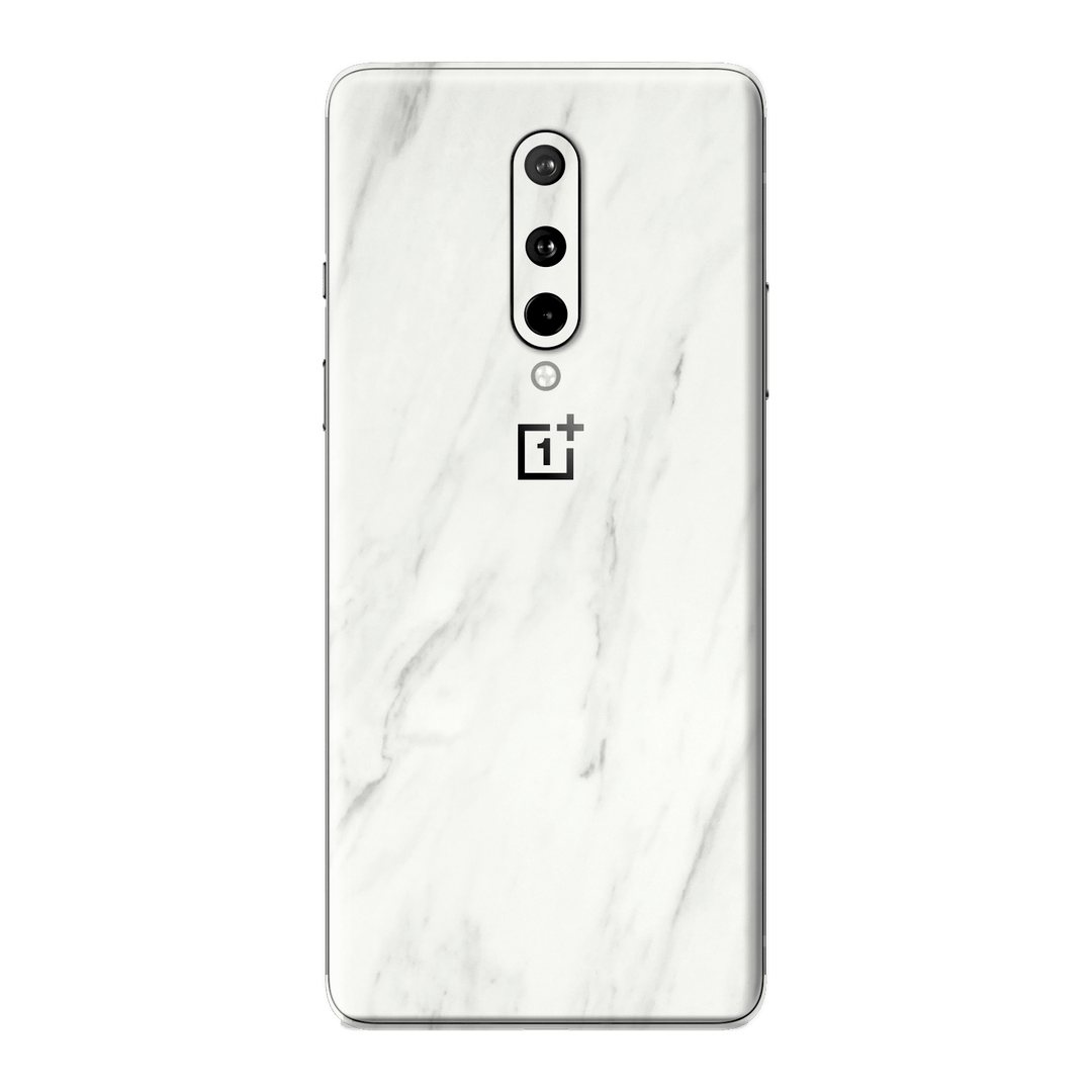 OnePlus 8 Luxuria White Marble Skin Wrap Sticker Decal Cover Protector by EasySkinz