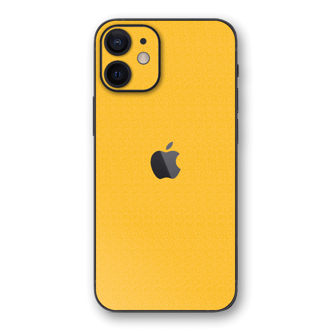 iPhone 12 Luxuria Tuscany Yellow 3D Textured Skin Wrap Sticker Decal Cover Protector by EasySkinz