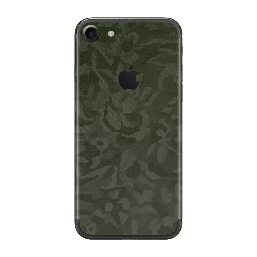 iPhone 7 Luxuria GREEN 3D Textured Camo Camouflage Skin Wrap Decal Protector | EasySkinz