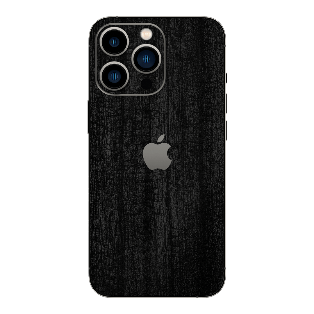 iPhone 14 PRO Luxuria Black Charcoal Black Dragon Coal Stone 3D Textured Skin Wrap Sticker Decal Cover Protector by EasySkinz | EasySkinz.com